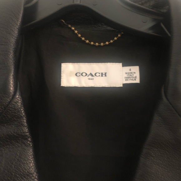 Coach new leathers jacket - Picture 3 of 7